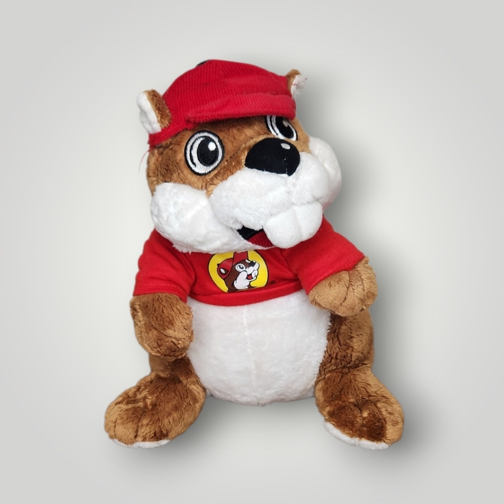 JAAG Buc-ees Beaver Mascot 10” Plush With T-Shirt Stuffed Animal Toy